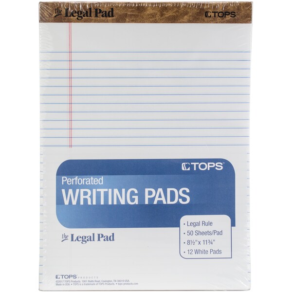 Office Depot Legal Pad 7533 Zoro
